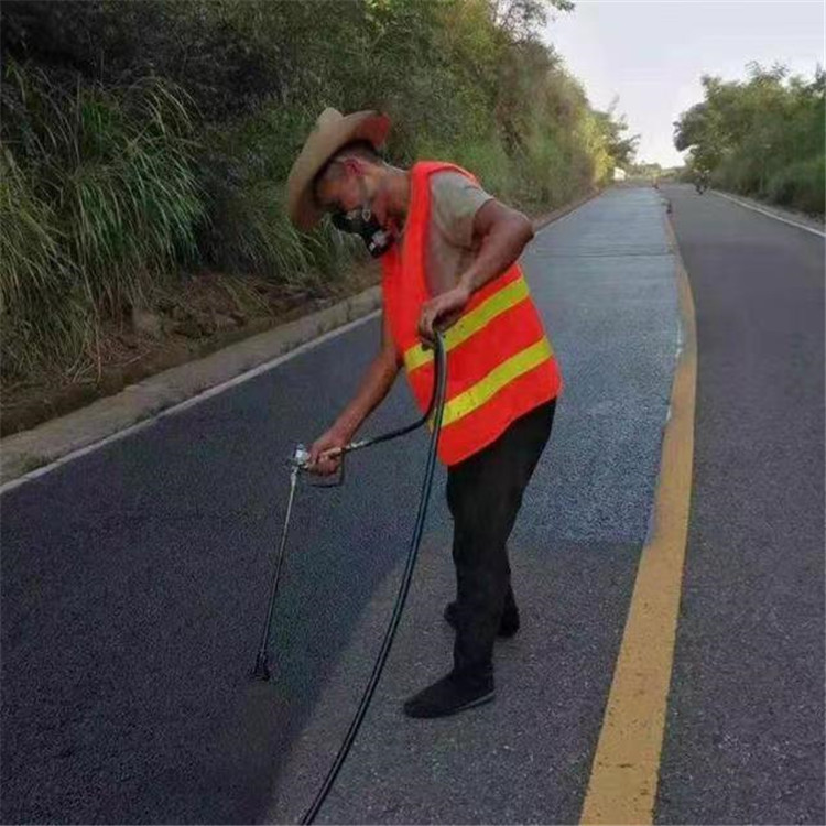 湖北 彩色防滑路面的底涂是保障路面附着力